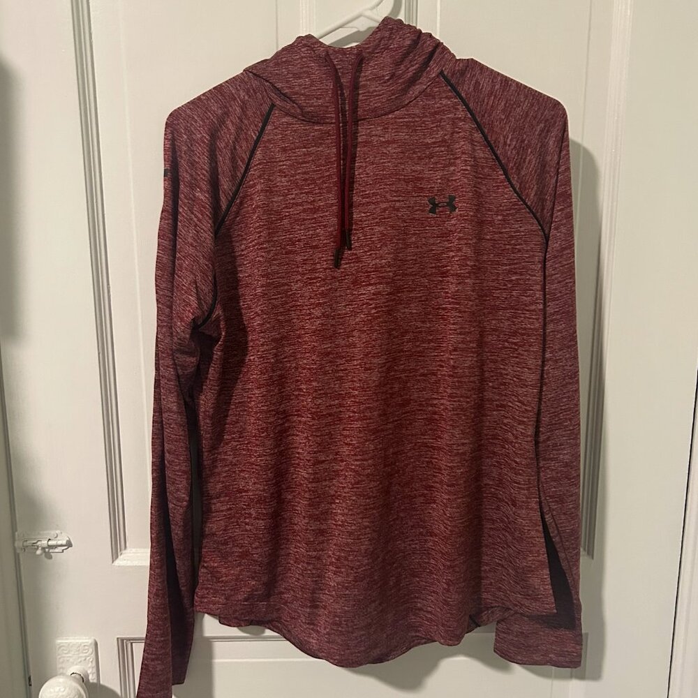 Under Armour Long-Sleeve Loose Hoodie Black Size Large